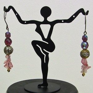 Rose Crystal Earrings